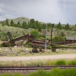 The remains of the Gold Rush in Nevada City, Montana.